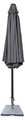 Parasol m/krank og tilt grå Ø300 x H247 cm - Sunlife